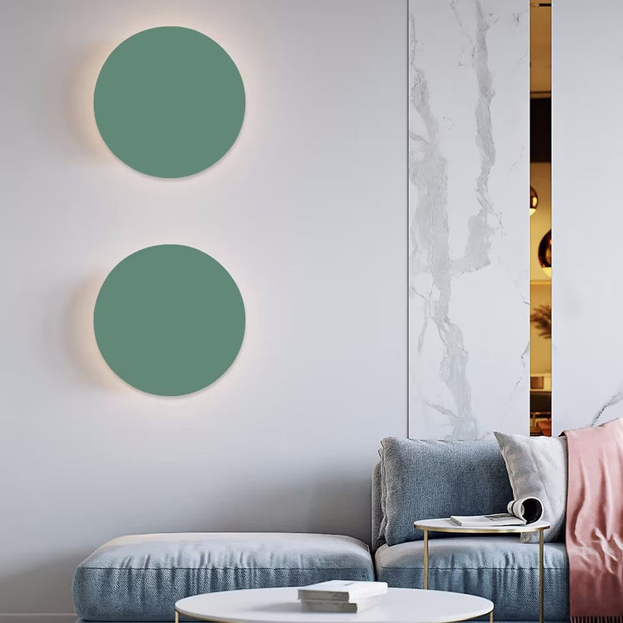 Colorful Round Iron LED Wall Sconce Lamp-Lighting > Wall Lights-casanuva-casanuva