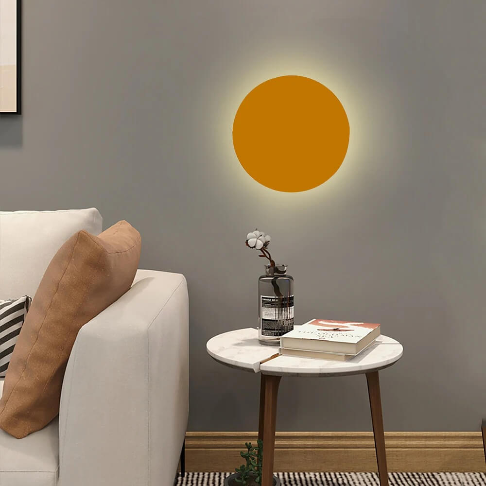 Colorful Round Iron LED Wall Sconce Lamp-Lighting > Wall Lights-casanuva-casanuva