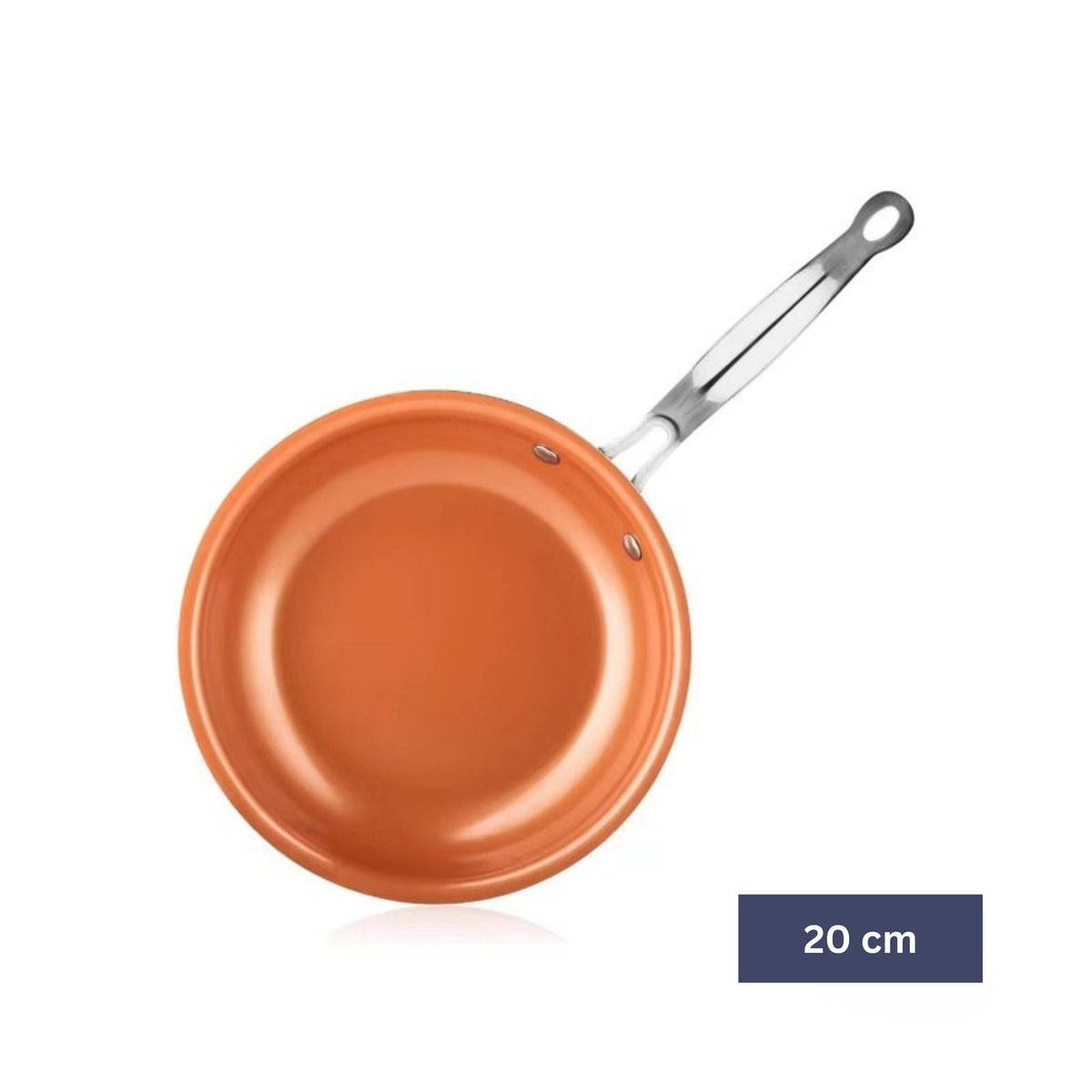 Copper Cooking Pan with Even Heat Distribution for Precision Frying-Kitchen & Dining > Cookware-casanuva-20 cm-casanuva