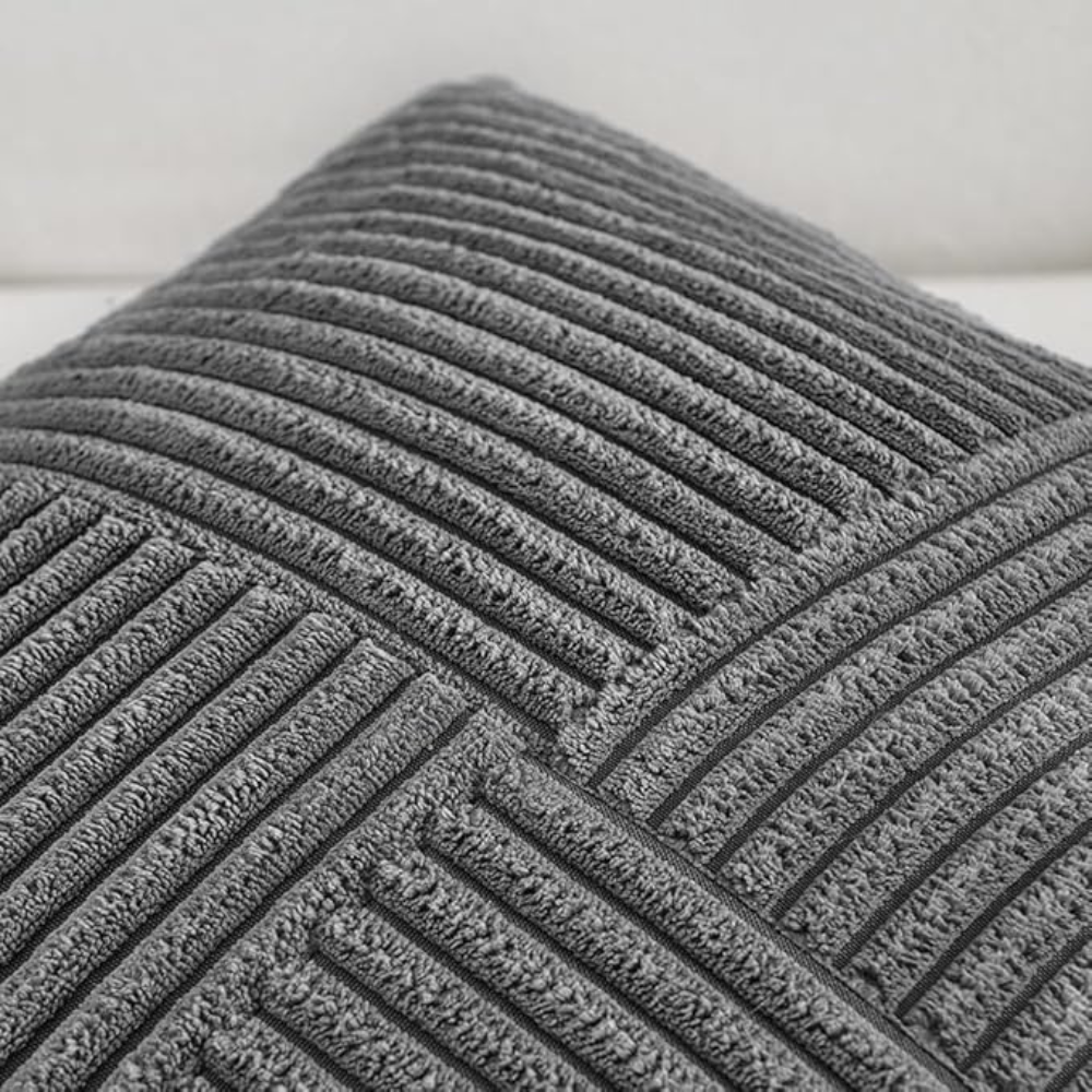 Corduroy Cushion Cover Rustic Texture-Covers & Textiles > Cushion Covers-casanuva-casanuva