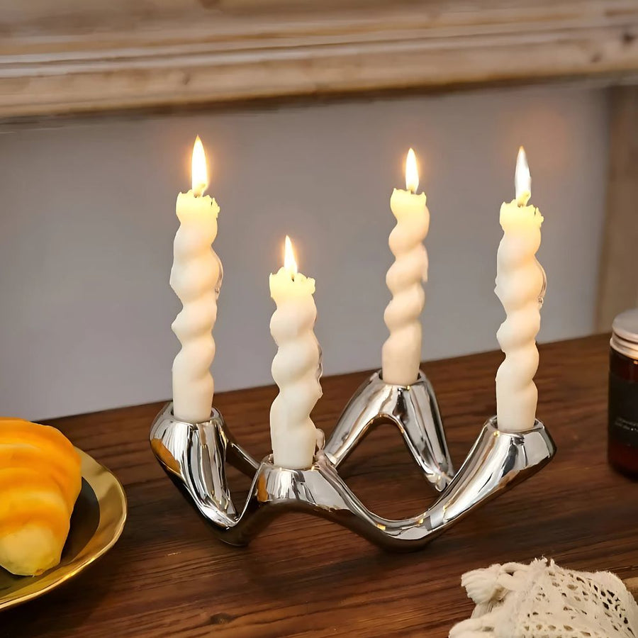 Cosmic Ripple Candle Holder Decorative Accent-Home Decor > Candle Holders-casanuva-casanuva