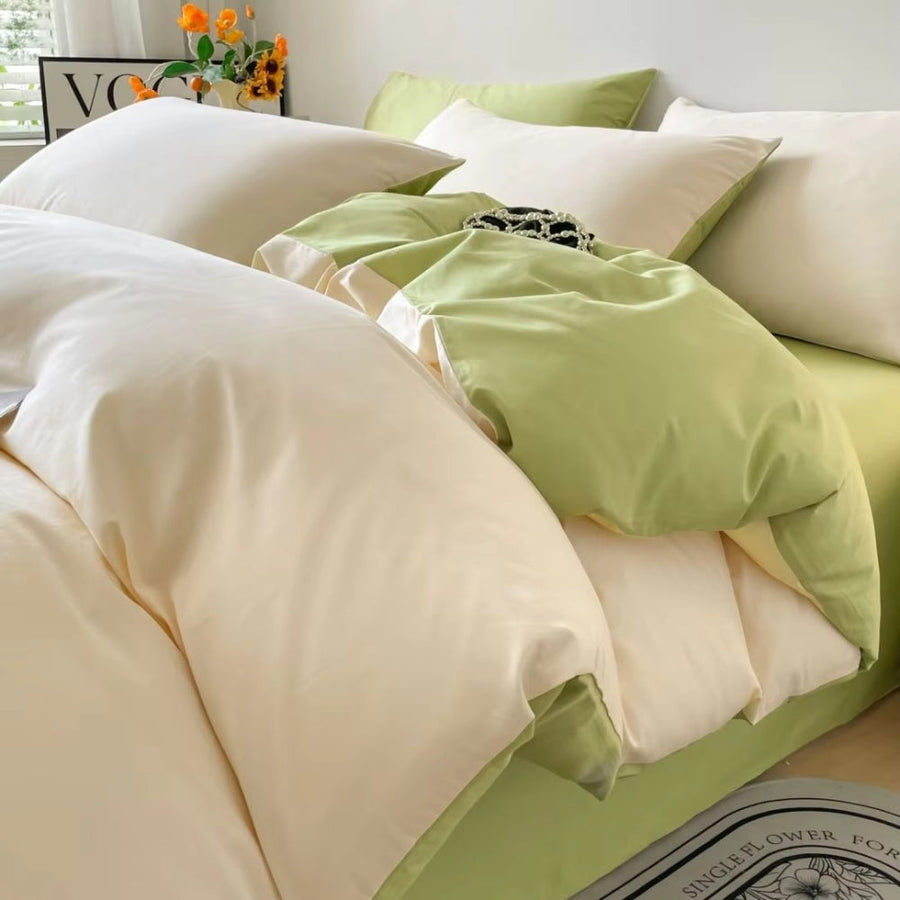 Cotton Duvet Cover Set 3 Pieces-Bedding & Bath > Bedding Sets-casanuva-casanuva