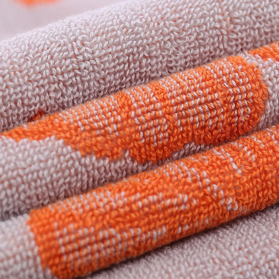 Cotton Ginkgo Towel-Bedding & Bath > Bath Towels-casanuva-casanuva