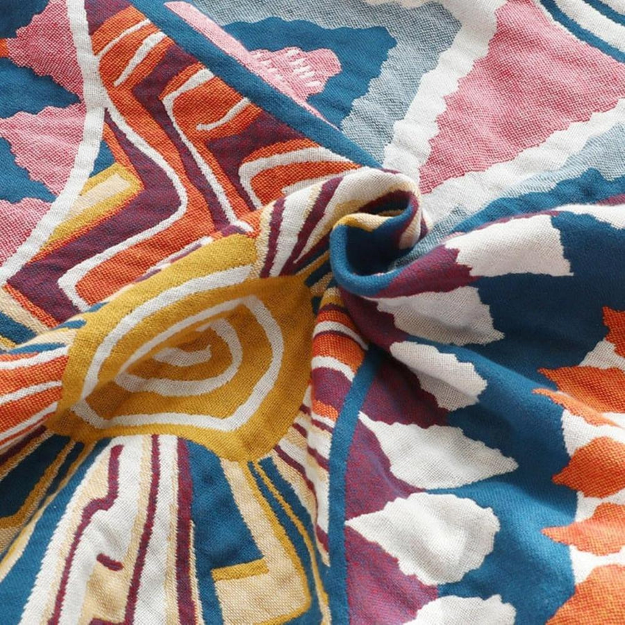 Cotton Sunburst Blanket-Bedding & Bath > Blankets-casanuva-casanuva