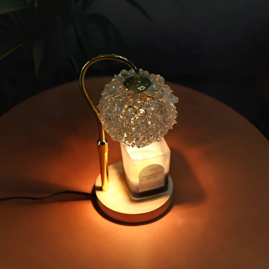 Crystal Art Deco Candle Warmer Lamp-Home Decor > Decorative Accessories-casanuva-casanuva