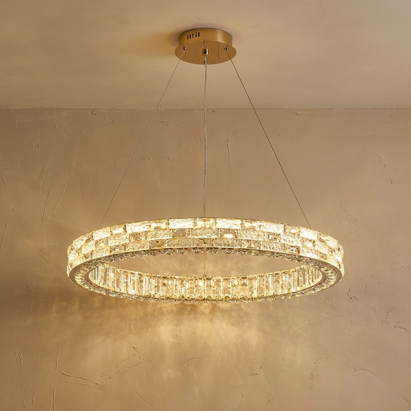 Crystal Chandelier-Lighting > Chandeliers & Pendant Lights-casanuva-40cm-Warm Light-casanuva