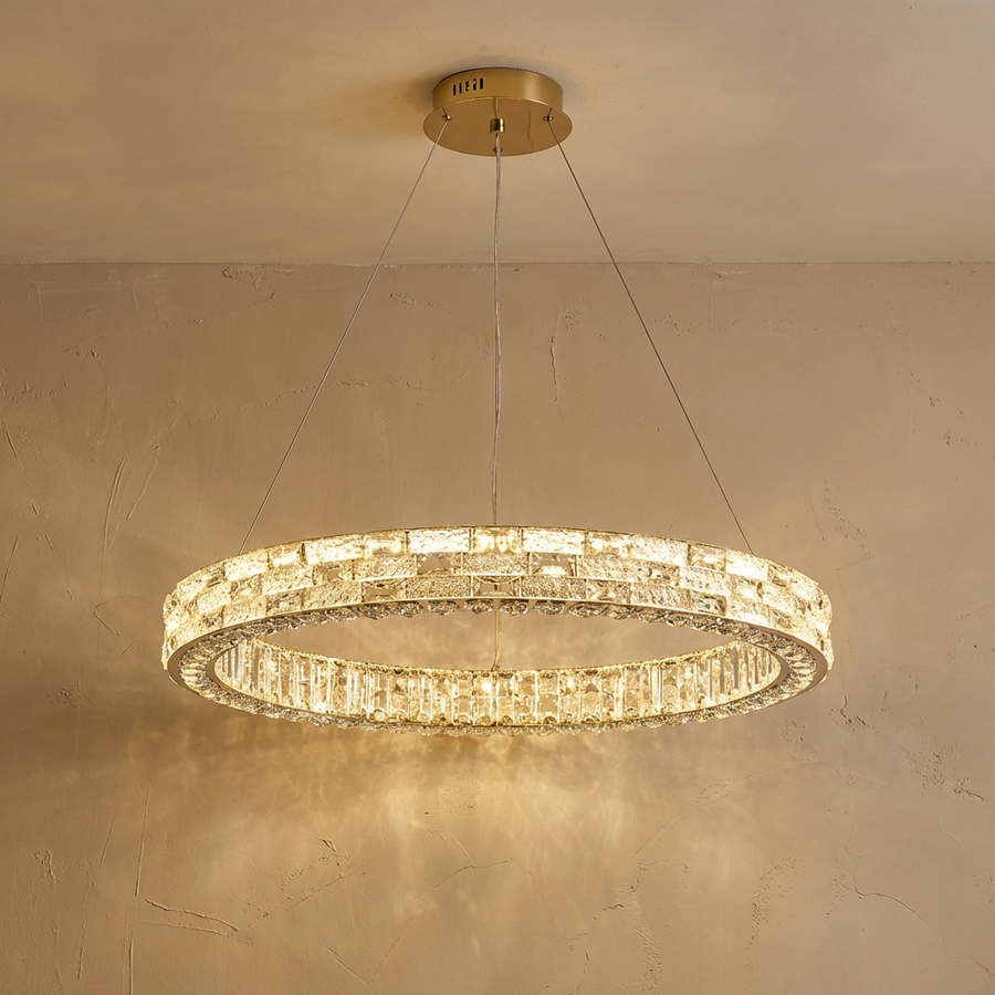 Crystal Chandelier-Lighting > Chandeliers & Pendant Lights-casanuva-40cm-Warm Light-casanuva