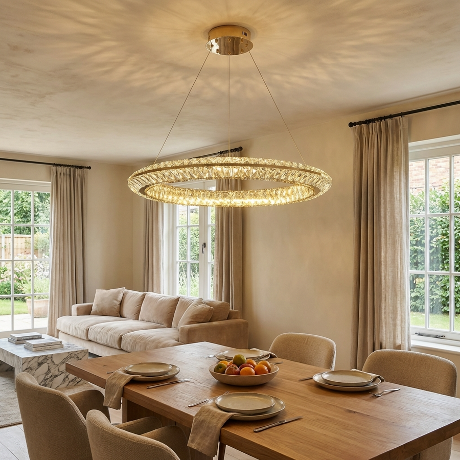 Crystal Chandelier Luxury Villa Design-Lighting > Chandeliers & Pendant Lights-casanuva-casanuva