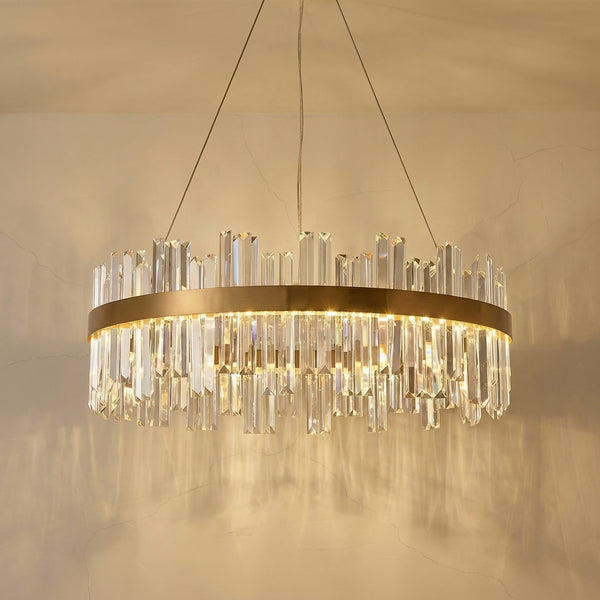 Crystal Chandelier Nordic Style Circular Design-Lighting > Chandeliers & Pendant Lights-casanuva-casanuva