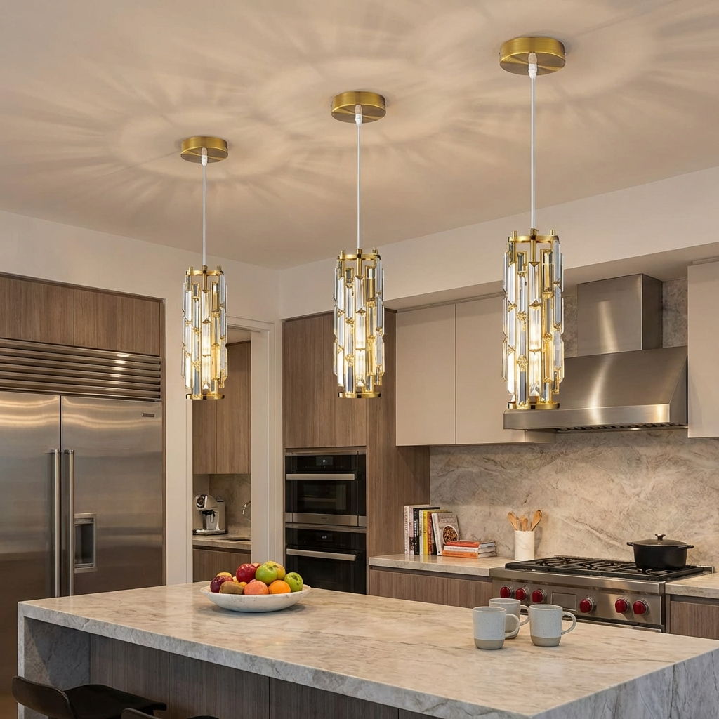 Crystal Pendant Light Modern Design-Lighting > Chandeliers & Pendant Lights-casanuva-casanuva