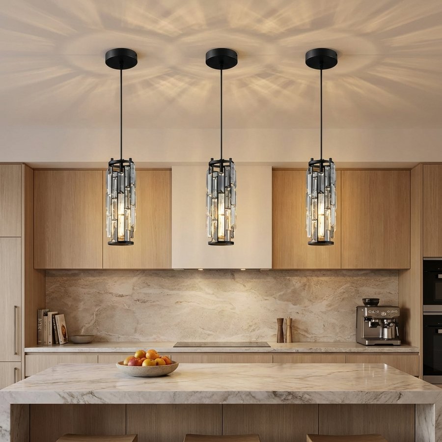 Crystal Pendant Light Modern Design-Lighting > Chandeliers & Pendant Lights-casanuva-casanuva