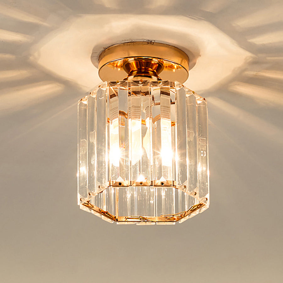 Crystal Semi Flush Ceiling Light for Hallway-Lighting > Ceiling Lights-casanuva-casanuva