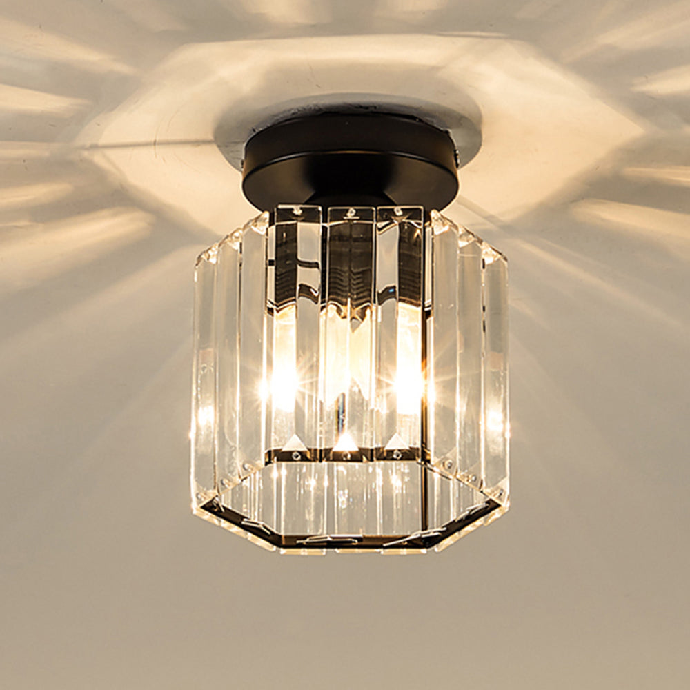 Crystal Semi Flush Ceiling Light for Hallway-Lighting > Ceiling Lights-casanuva-casanuva