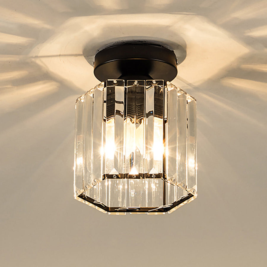Crystal Semi Flush Ceiling Light for Hallway-Lighting > Ceiling Lights-casanuva-casanuva
