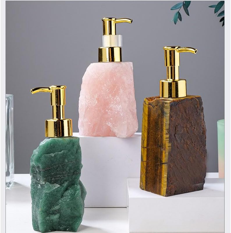 Crystal Soap Dispenser Elegant Bath Accessory-Bedding & Bath > Bathroom Accessories-casanuva-casanuva
