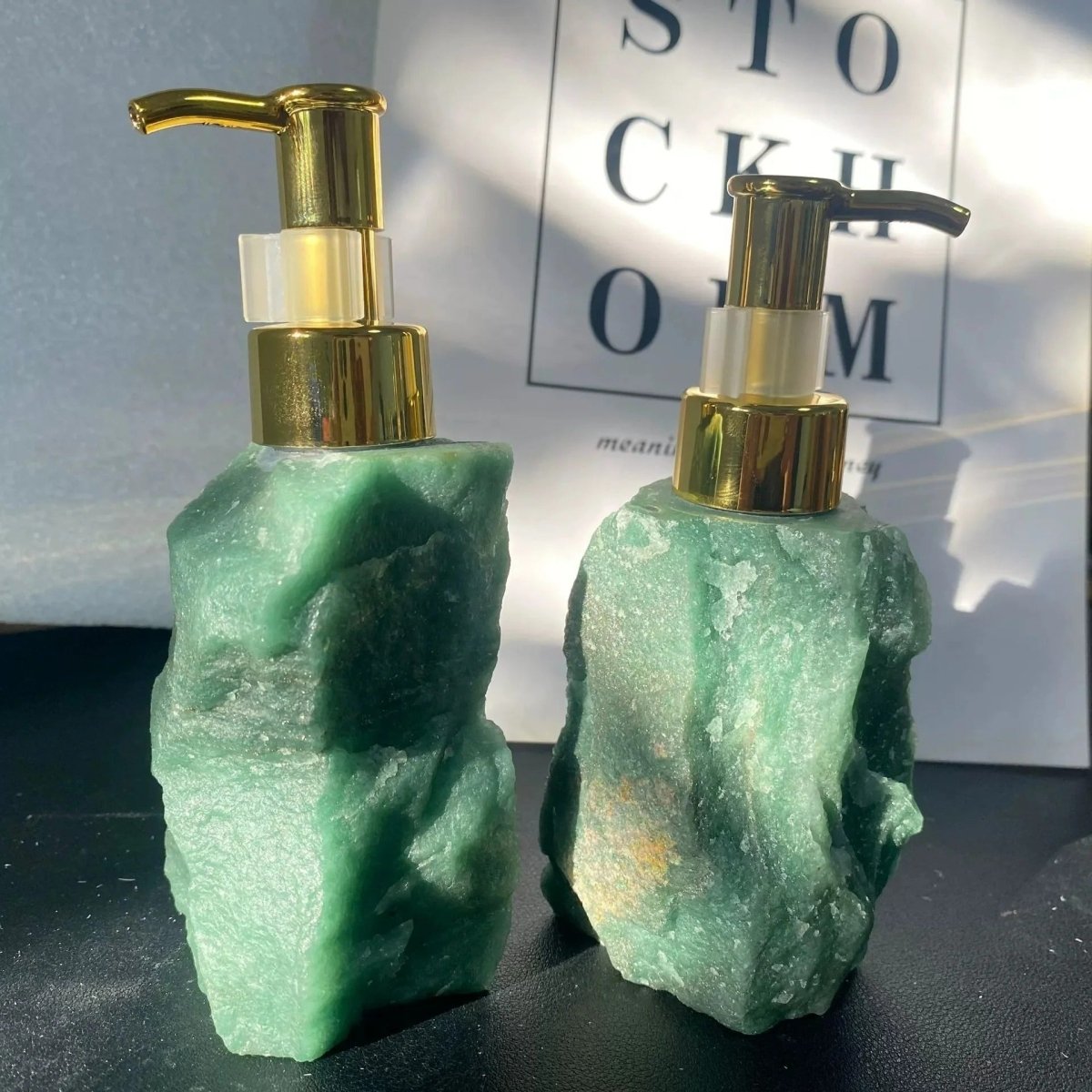 Crystal Soap Dispenser Elegant Bath Accessory-Bedding & Bath > Bathroom Accessories-casanuva-casanuva