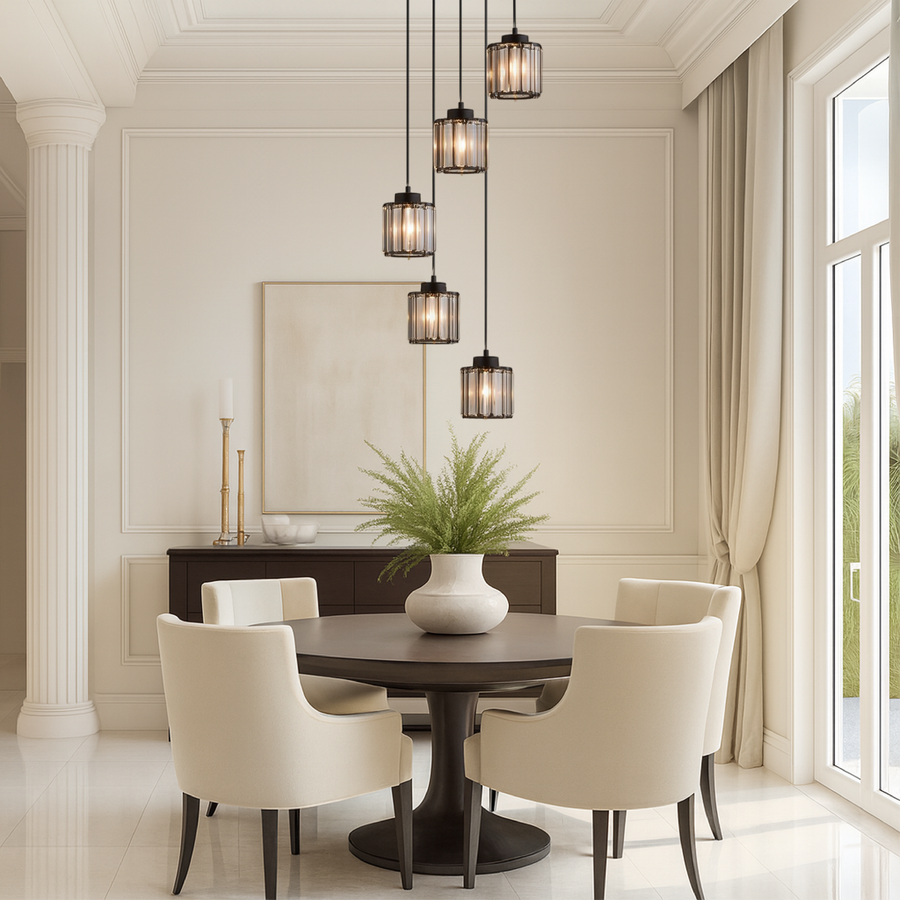 Crystal Stair Chandelier-Lighting > Chandeliers & Pendant Lights-casanuva-casanuva