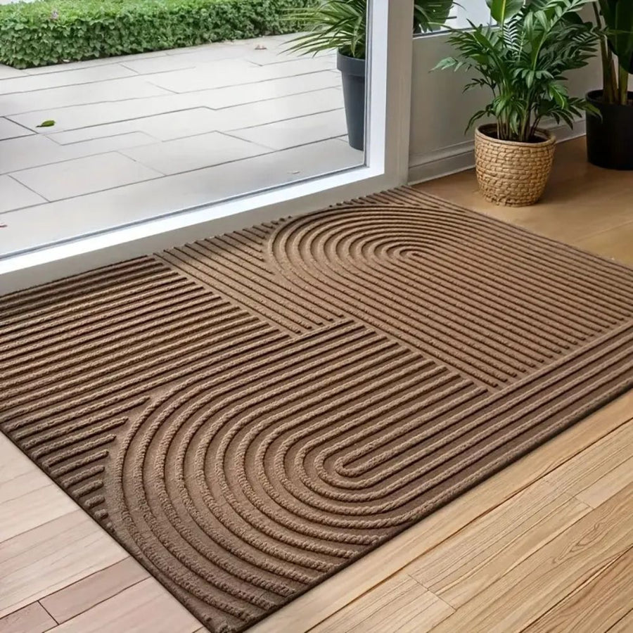 Curved Thread Line Indoor Door Mat-Rugs & Mats > Door Mats-casanuva-casanuva