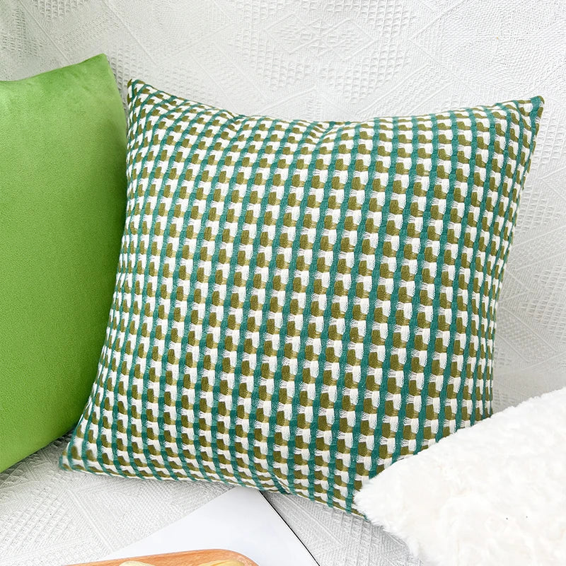 Cushion Contrasting Colors Scandinavian Design Soft Fabric 45x45 cm-Covers & Textiles > Throw Pillows-casanuva-casanuva