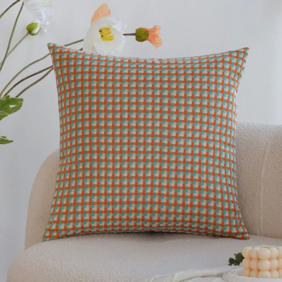 Cushion Contrasting Colors Scandinavian Design Soft Fabric 45x45 cm-Covers & Textiles > Throw Pillows-casanuva-casanuva