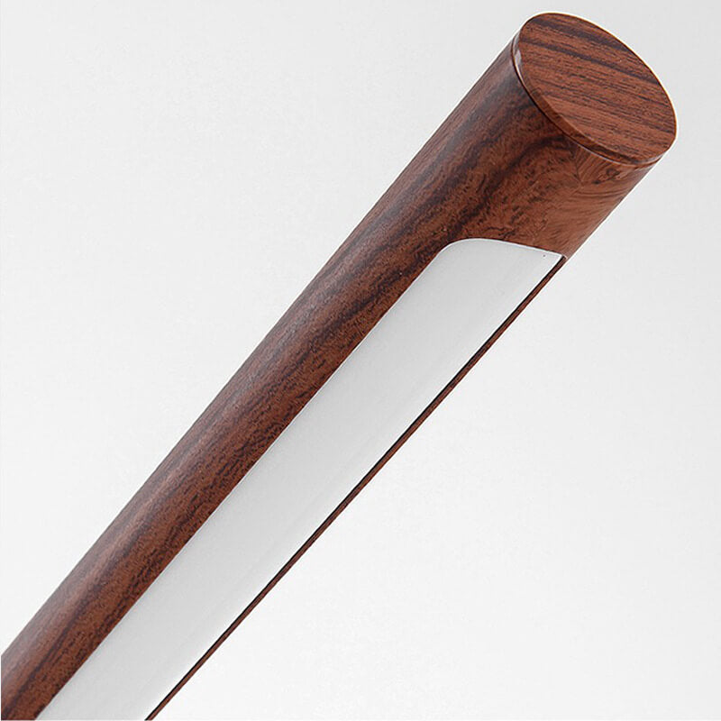 Cylindrical Wood Grain LED Table Lamp Nordic Minimalist Design-Lighting > Table Lamps-casanuva-casanuva