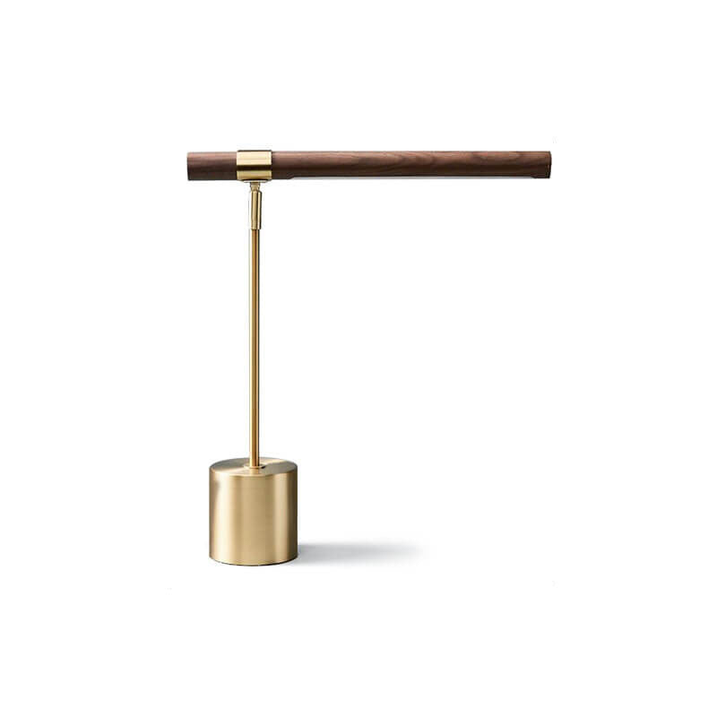 Cylindrical Wood Grain LED Table Lamp Nordic Minimalist Design-Lighting > Table Lamps-casanuva-casanuva