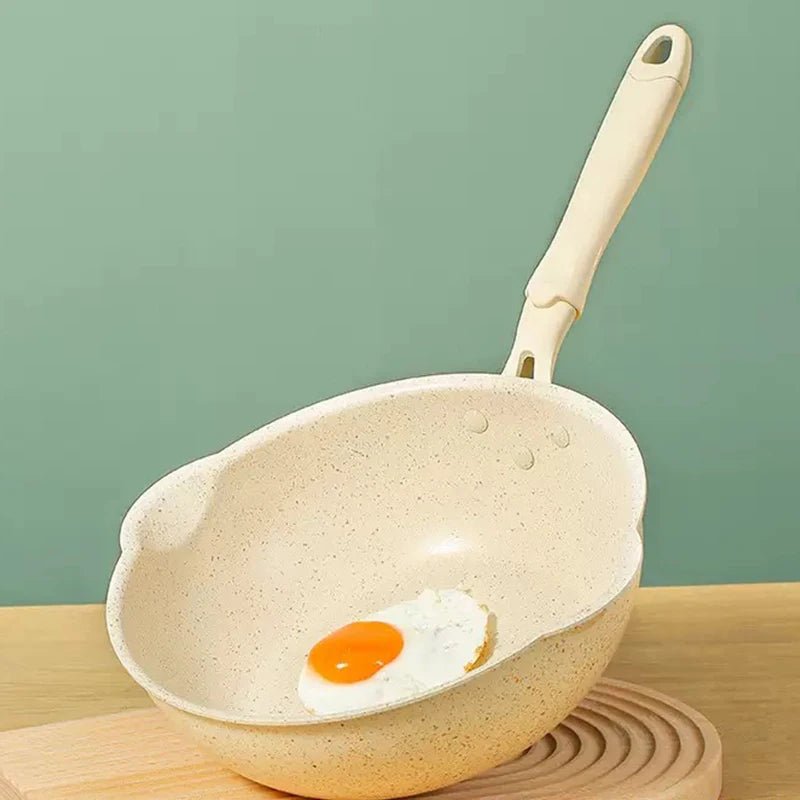 Deep Non-Stick Wok with Maifan Stone Coating and Aluminum Alloy for All Stoves-Kitchen & Dining > Cookware-casanuva-casanuva