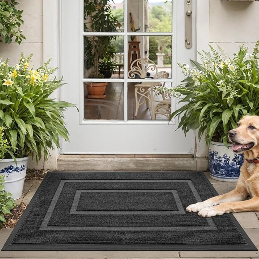 Dirt Trapper Entry Mat Washable Indoor Outdoor Doormat-Rugs & Mats > Door Mats-casanuva-casanuva