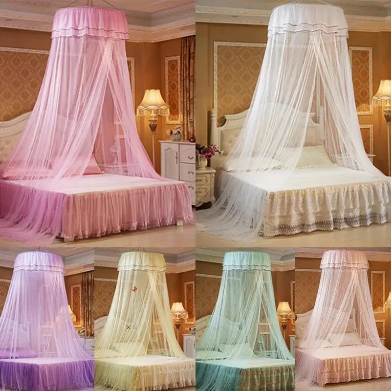 Dome Mosquito Net with Glowing Butterfly Decoration-Bedding & Bath > Bedding Sets-casanuva-casanuva