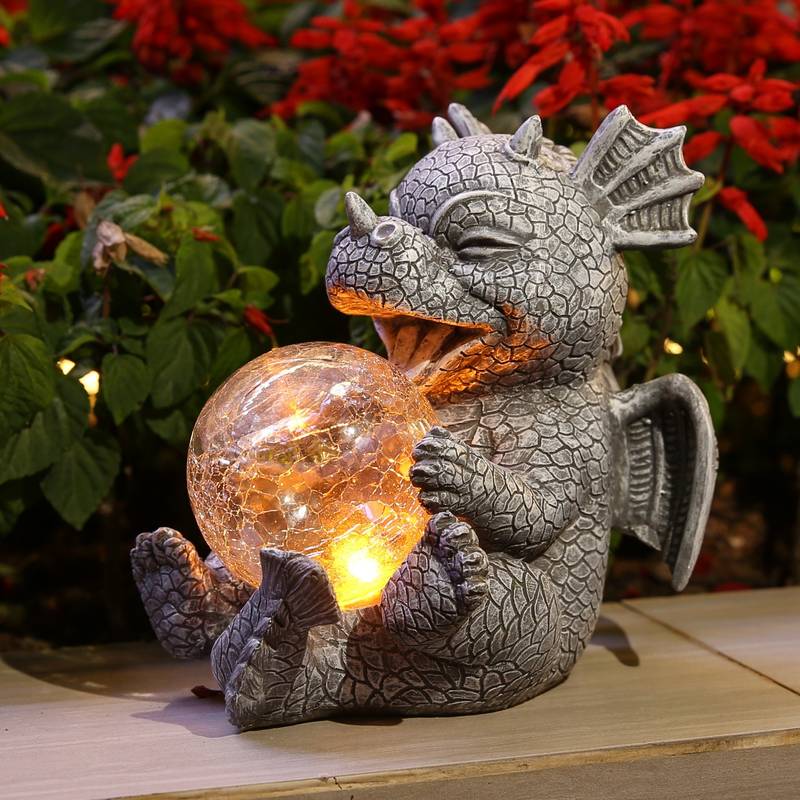 Dragon LED Table Lamp-Lighting > Table Lamps-casanuva-Dragon-Solar Powered-casanuva