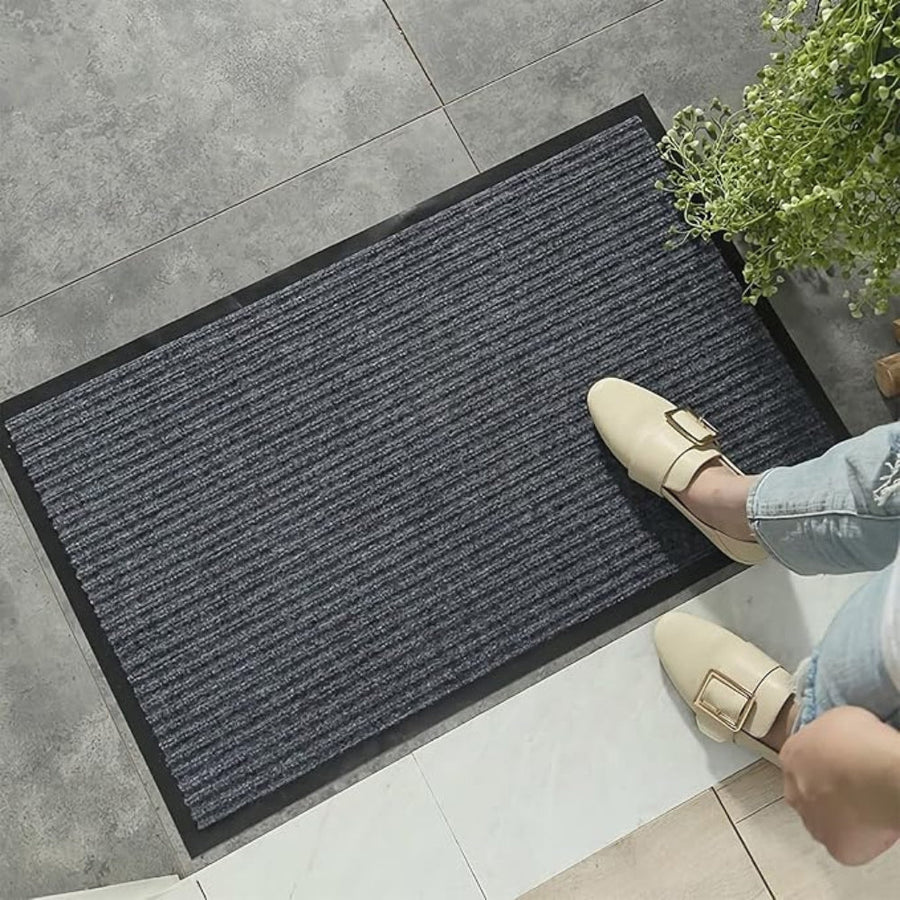 Durable Striped Door Mat-Rugs & Mats > Door Mats-casanuva-casanuva
