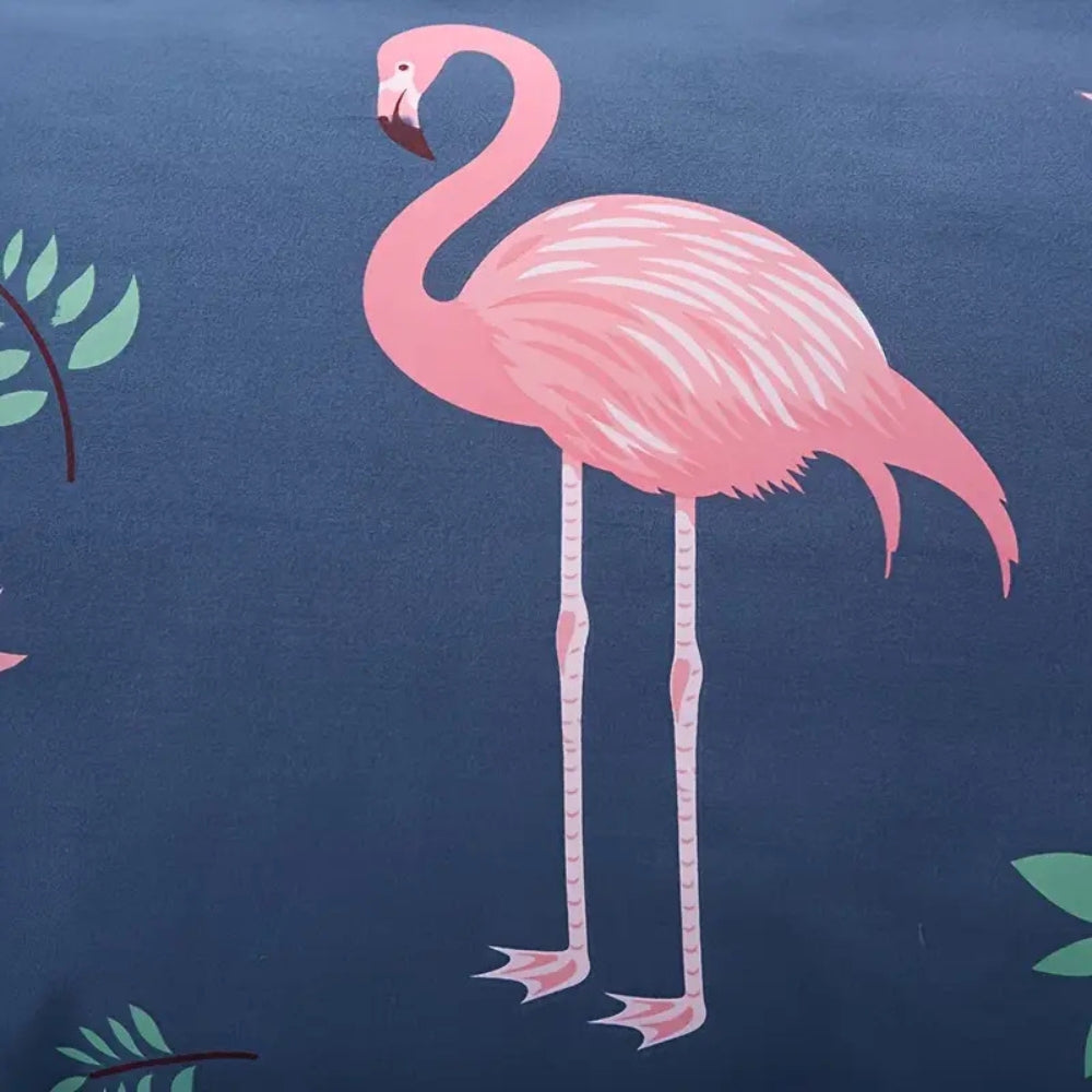 Duvet Cover Set 3 Pieces Flamingo Oasis Design-Bedding & Bath > Bedding Sets-casanuva-casanuva