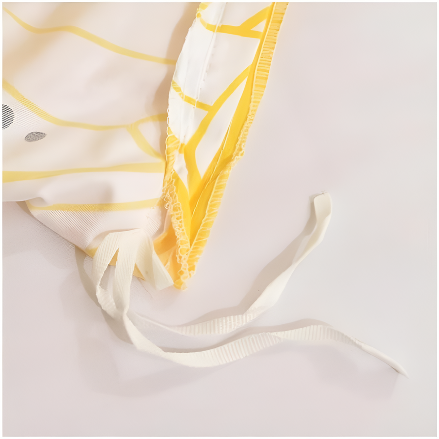 Duvet Cover Set Yellow Blossom 3 Piece-Bedding & Bath > Bedding Sets-casanuva-casanuva