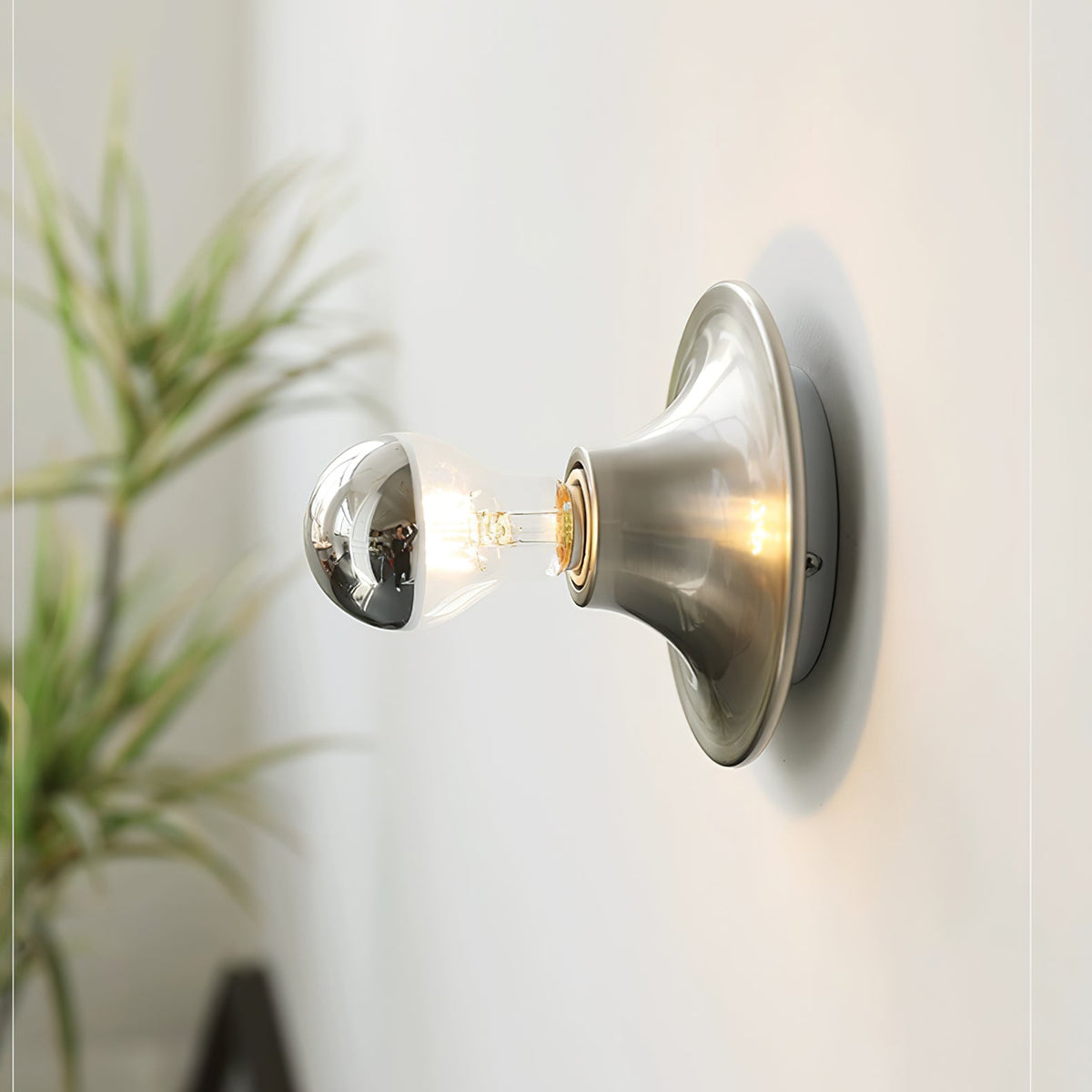Eclipta LED Wall Sconce with Adjustable Arm-Lighting > Wall Lights-casanuva-Ø15cmx15cm-Nickel-casanuva