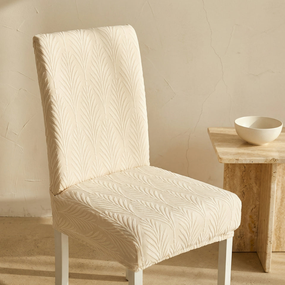Elastic Jacquard Chair Cover-Covers & Textiles > Chair Covers-casanuva-casanuva