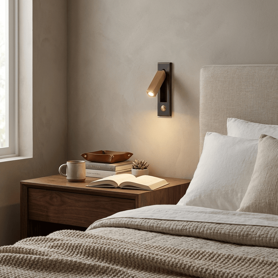 Embedded Bedside Light Fixture-Lighting > Table Lamps-casanuva-casanuva