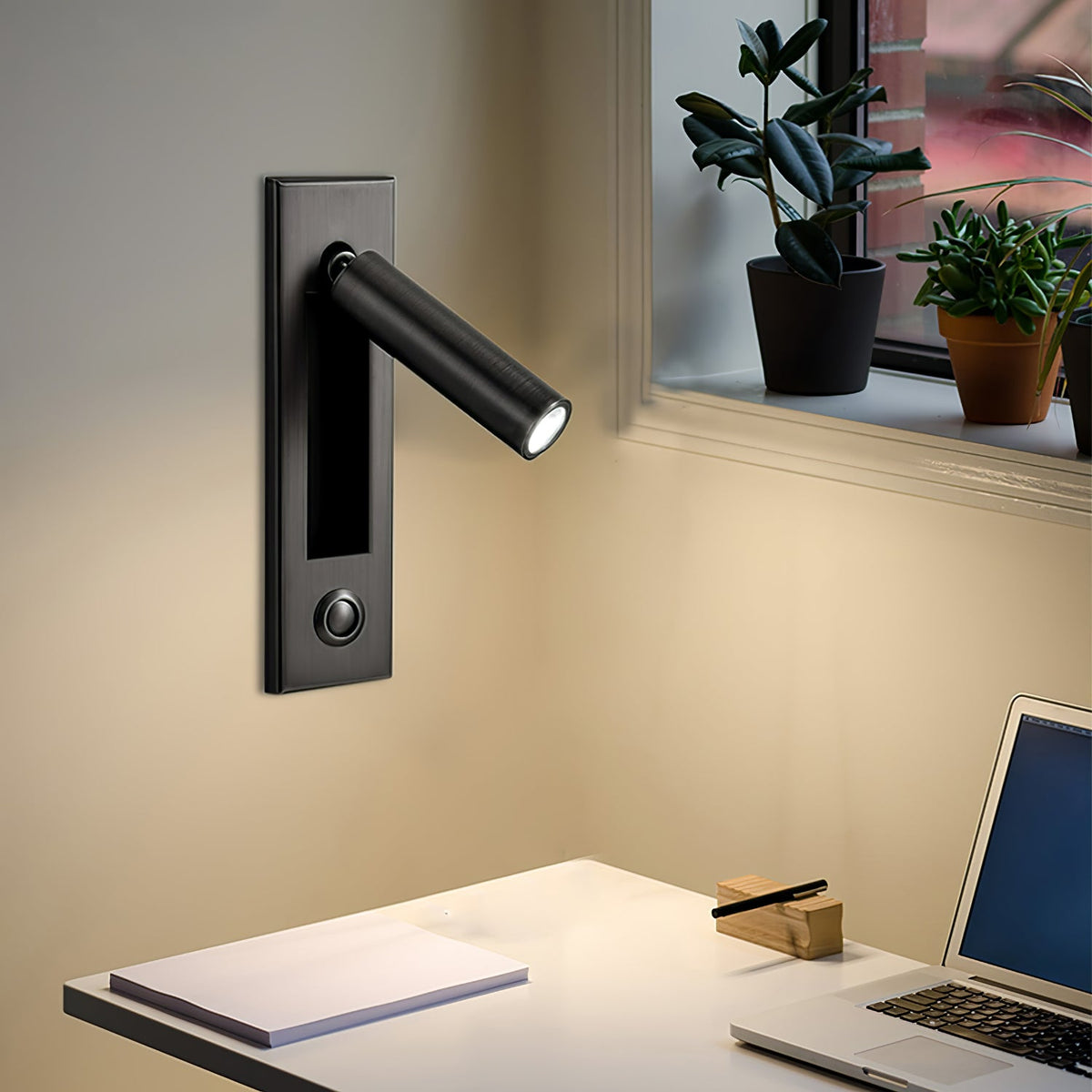 Embedded Bedside Light Fixture-Lighting > Table Lamps-casanuva-casanuva