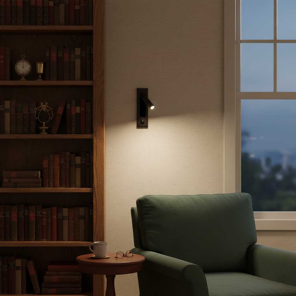 Embedded Bedside Light Fixture-Lighting > Table Lamps-casanuva-casanuva