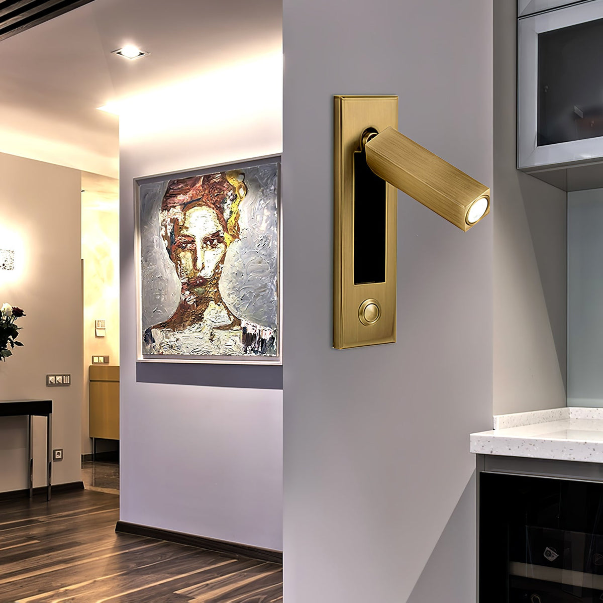 Embedded Bedside Light Fixture-Lighting > Table Lamps-casanuva-casanuva