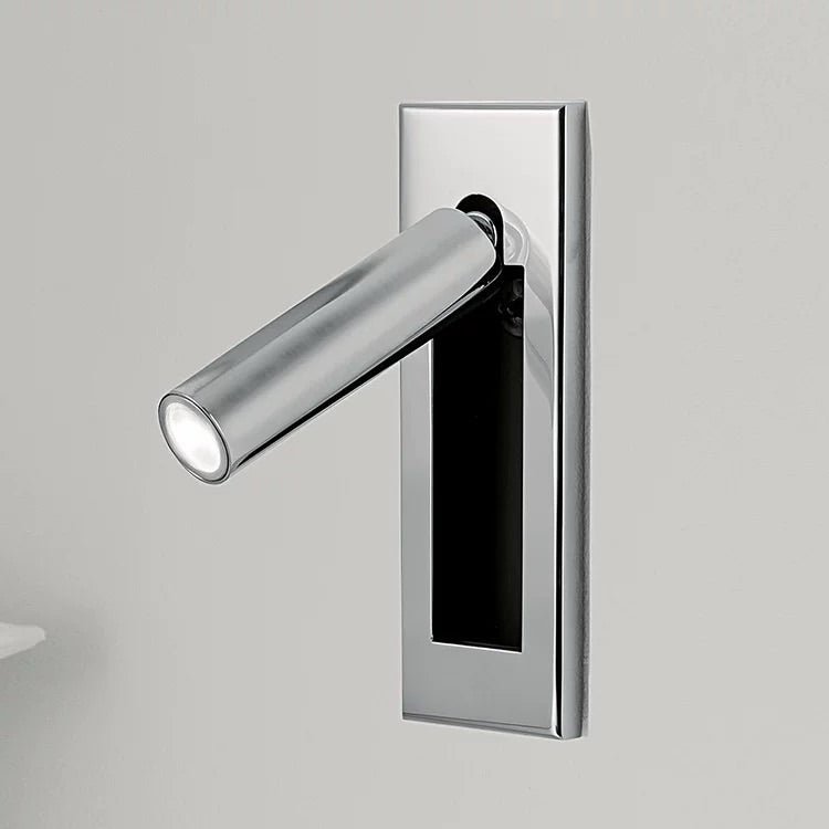 Embedded Bedside Light Fixture-Lighting > Table Lamps-casanuva-5x5cm-Chrome-Warm Light-casanuva