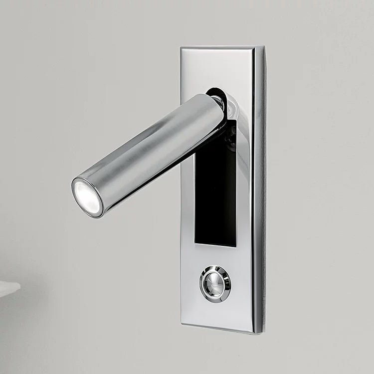 Embedded Bedside Light Fixture-Lighting > Table Lamps-casanuva-5x8cm-Chrome-Warm Light-casanuva