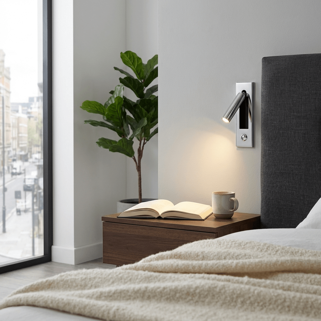 Embedded Bedside Light Fixture-Lighting > Table Lamps-casanuva-casanuva
