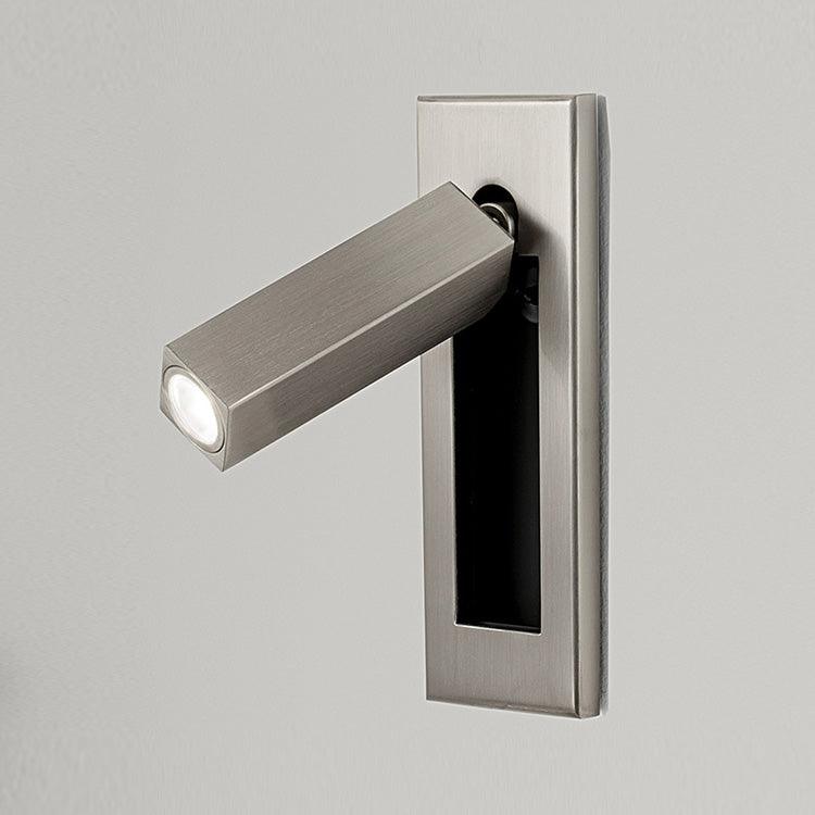 Embedded Bedside Light Fixture-Lighting > Table Lamps-casanuva-Dia 5x5cm-Nickel-Warm Light-casanuva