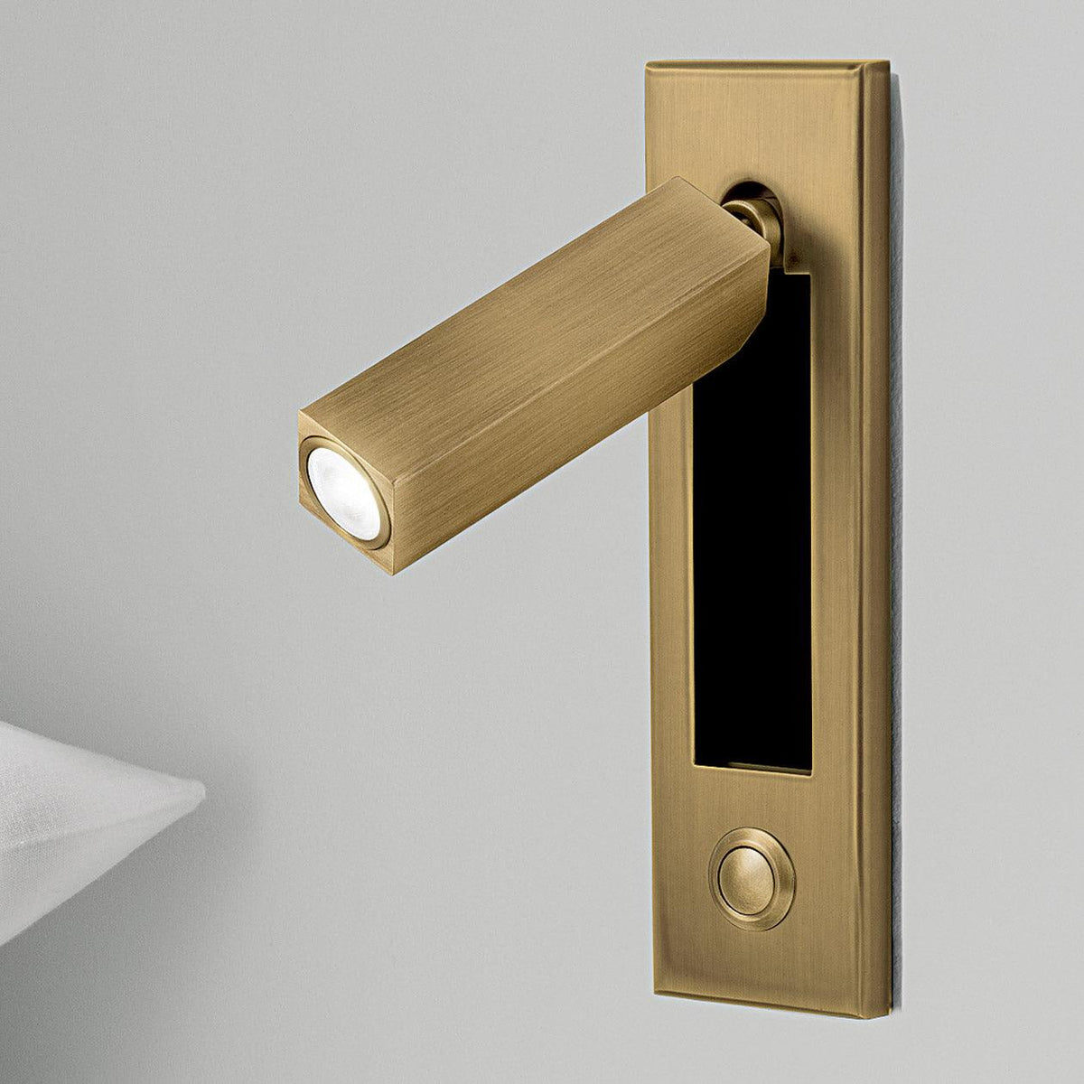 Embedded Bedside Light Fixture-Lighting > Table Lamps-casanuva-Dia 5x8cm-Copper-Warm Light-casanuva