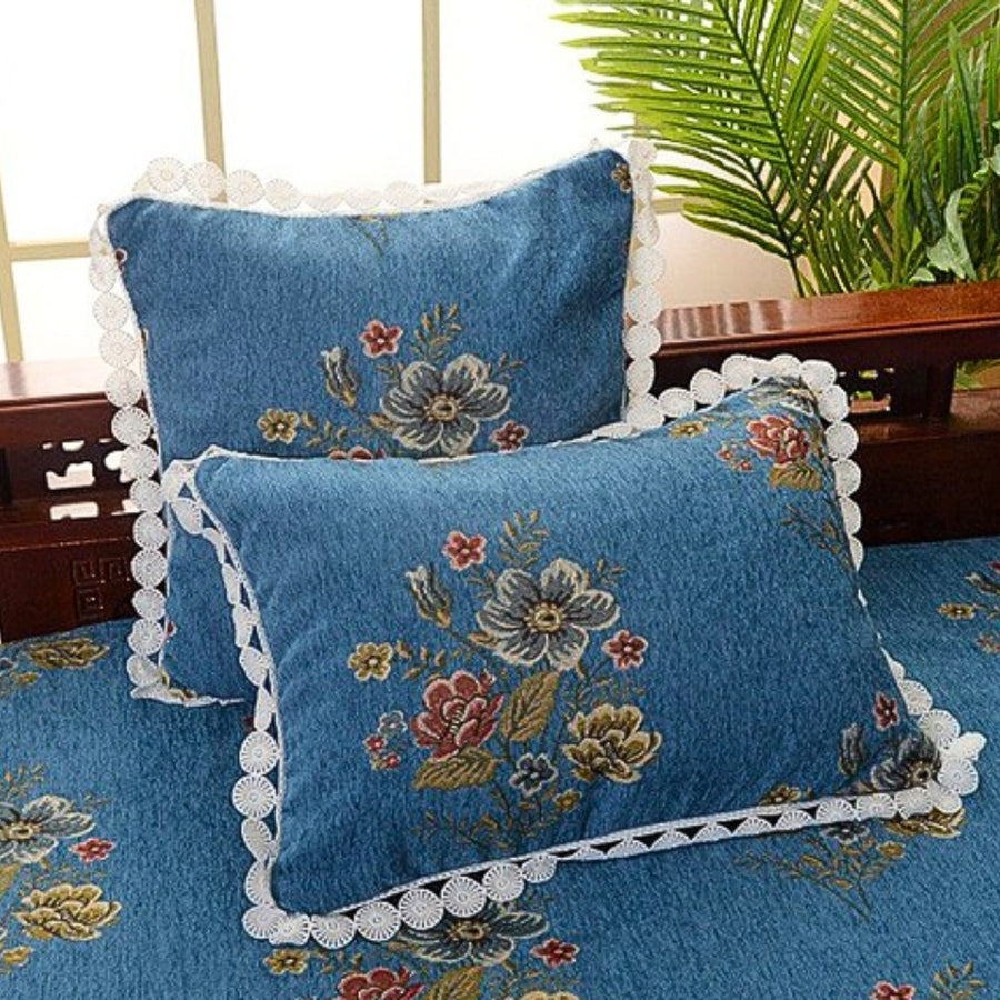 European Style Cushion Cover-Covers & Textiles > Cushion Covers-casanuva-Indigo Lace-14"x14"-casanuva