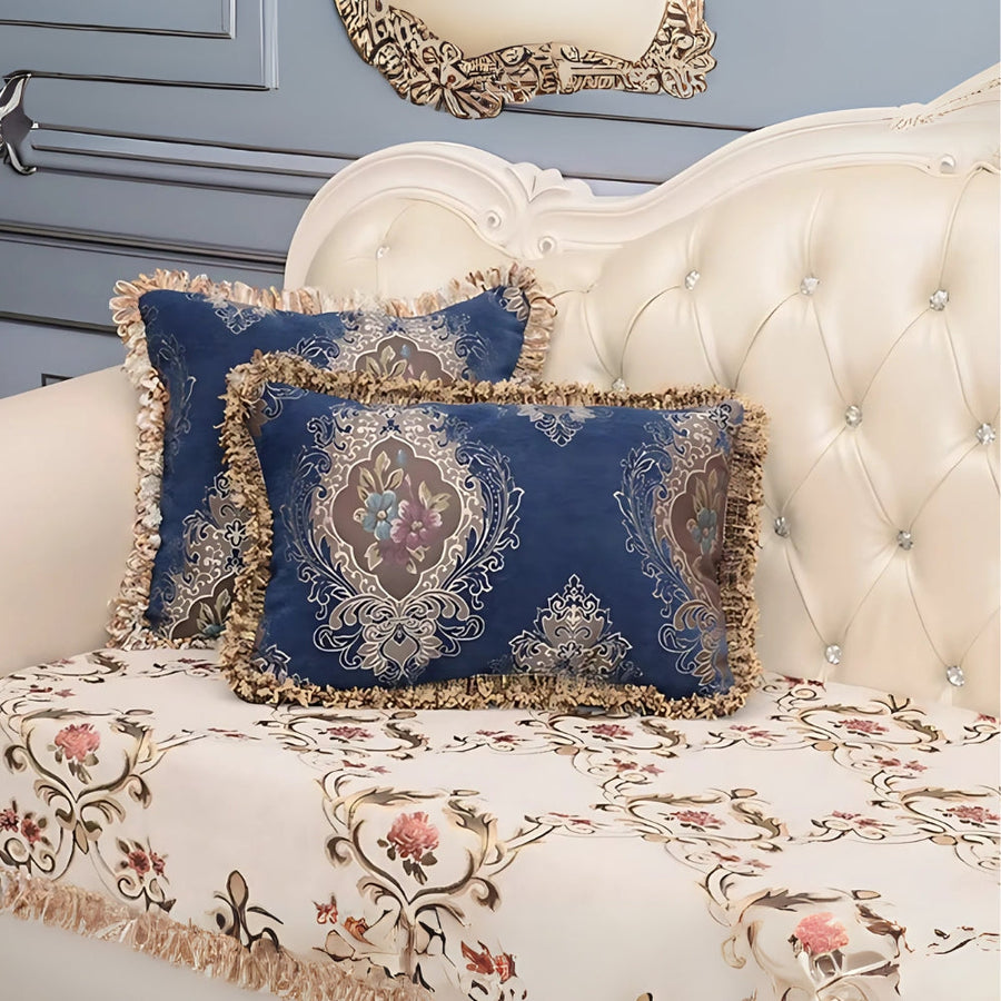 European Style Cushion Cover-Covers & Textiles > Cushion Covers-casanuva-Midnight Bloom-14"x14"-casanuva