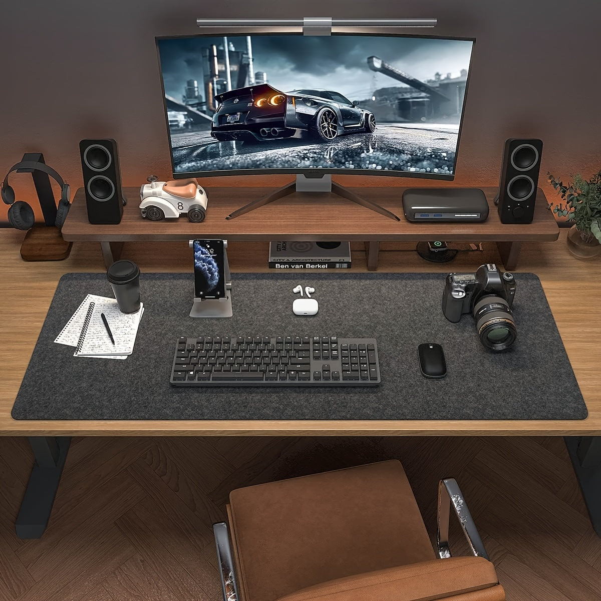 Extra Large Non-Slip Felt Mouse Pad Desk Mat-Home Decor > Decorative Accessories-casanuva-casanuva
