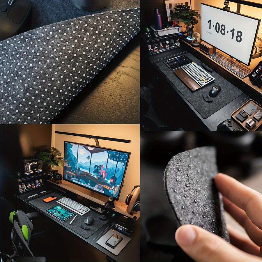 Extra Large Non-Slip Felt Mouse Pad Desk Mat-Home Decor > Decorative Accessories-casanuva-casanuva