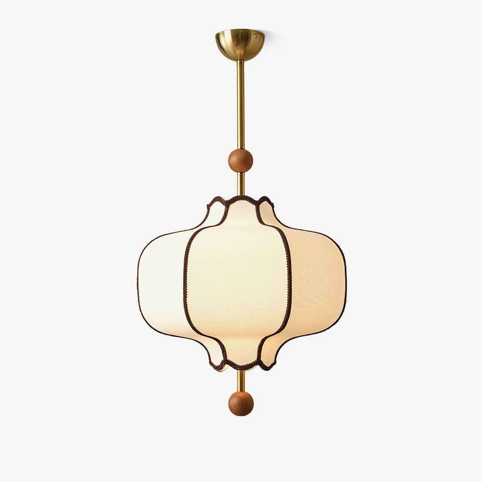 Fabric Lantern Pendant Light-Lighting > Pendant Lights-casanuva-casanuva