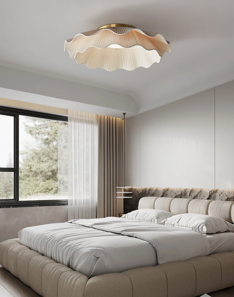 Fabric Wave Ceiling Lamp-Lighting > Ceiling Lights-casanuva-casanuva
